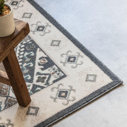 Terrain Designer Shortpile Rug Lakan – Geometric Non-Slip Design