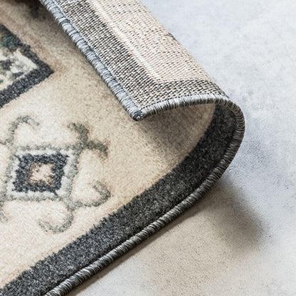 Terrain Designer Shortpile Rug Lakan – Geometric Non-Slip Design