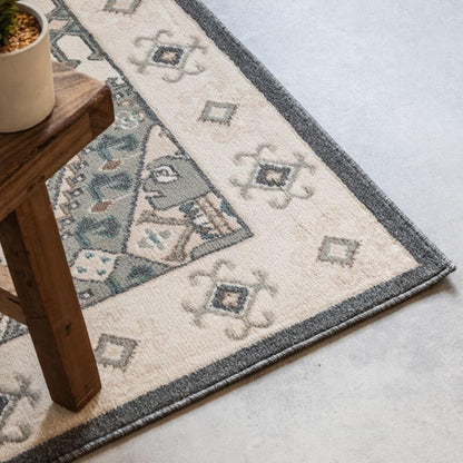 Terrain Designer Shortpile Rug Lakan – Geometric Non-Slip Design