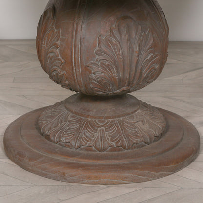 Maison Reproductions Round Pedestal Acorn Dining Table 120cm - DWS02