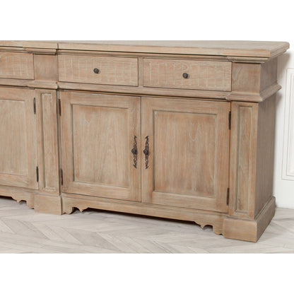 Maison Reproductions Rustic Classical 232cm Sideboard - WDT32 - White Bear Furnishings