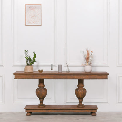 Maison Reproductions Rustic Wooden Console 180cm - WFA32