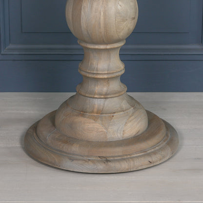 Maison Reproductions Rustic Wooden Round Dining Table 147cm - WFA61
