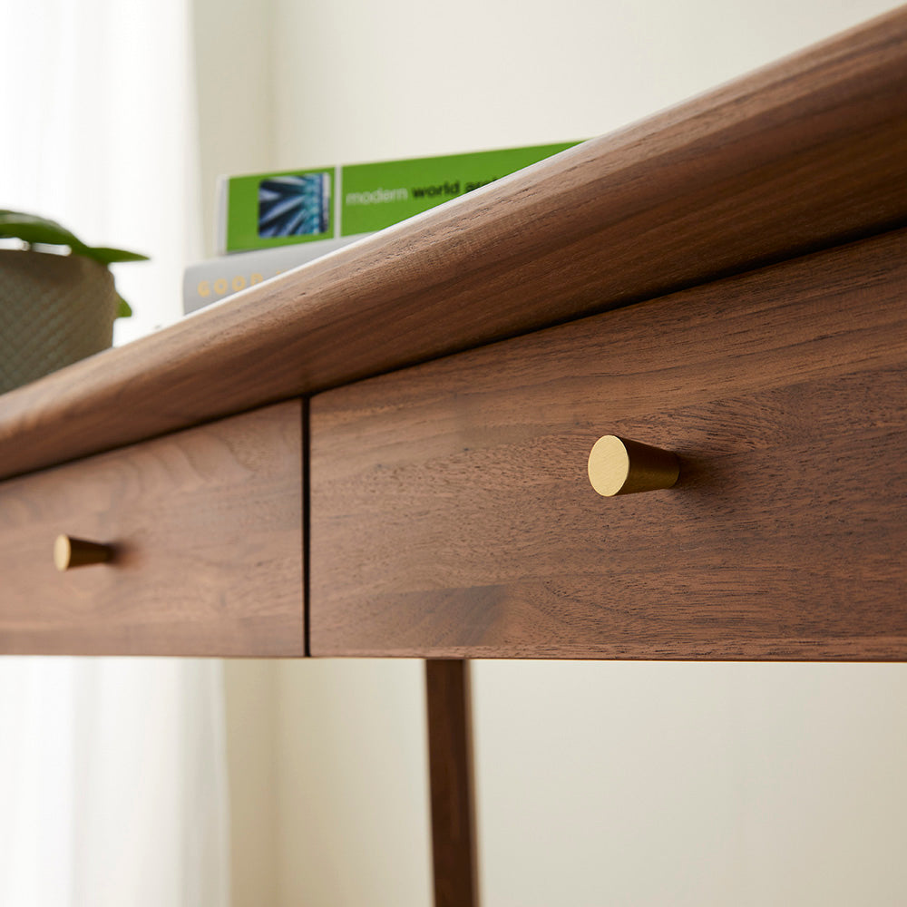 Fishe & Lilly Wright Walnut Desk and Dressing Table