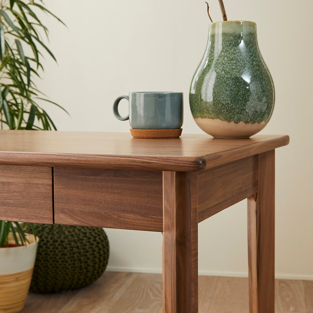 Fishe & Lilly Wright Walnut Desk and Dressing Table