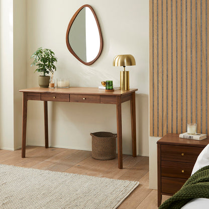 Fishe & Lilly Wright Walnut Desk and Dressing Table