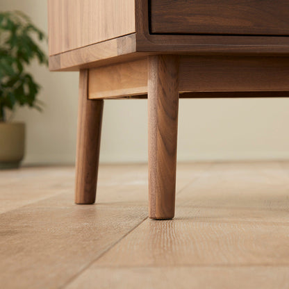 Fishe & Lilly Wright Walnut Chest of 3 Drawers
