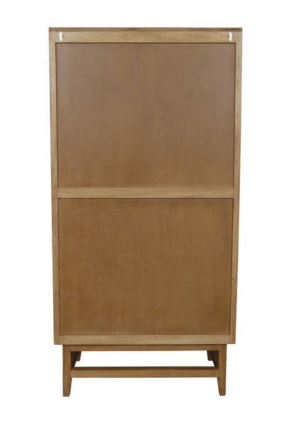 Fishe & Lilly Melia Light Oak Wardrobe with Drawers