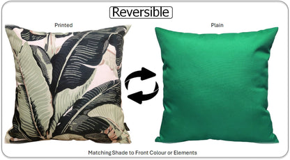 Banza Waterproof Durable Indoor Outdoor Cushions with High-Quality Hollow-Fibre Filling Ideal for Patios Benches Sofas and Chairs 43 x 43 cm by OLIVIA ROCCO - White Bear Furnishings