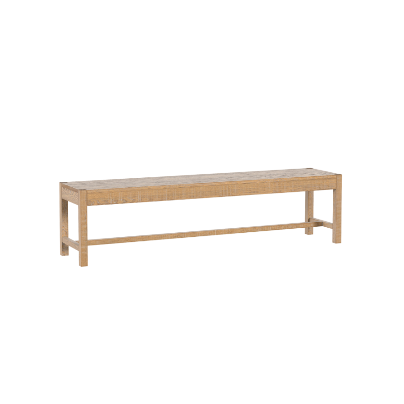 Braystone Washed Oak Dining Bench - 3251003