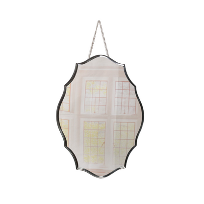 Frameless Scalloped Ornate Bevelled Glass Wall Mirror - FM880
