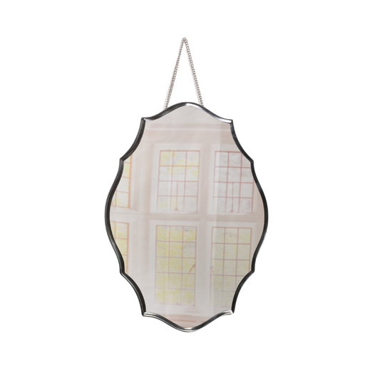 Frameless Scalloped Ornate Bevelled Glass Wall Mirror - FM880
