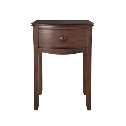 Laura Ashley Broughton Dark 1 Drawer Bedside Table - 3608147 - White Bear Furnishings