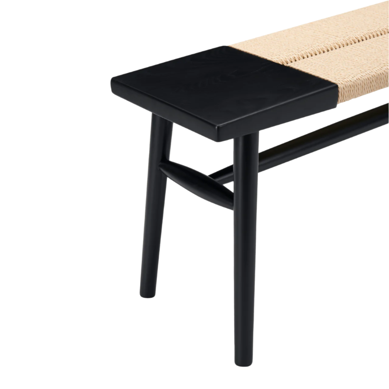 Twenty 10 Designs Elder Bench in Black & Natural