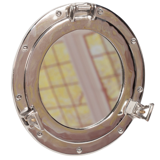 Extra Large Polished Port Hole Mirror - FM59