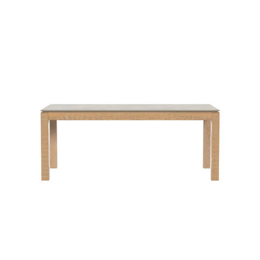 Laura Ashley Braystone Washed Oak Fixed Dining Table - 3251001