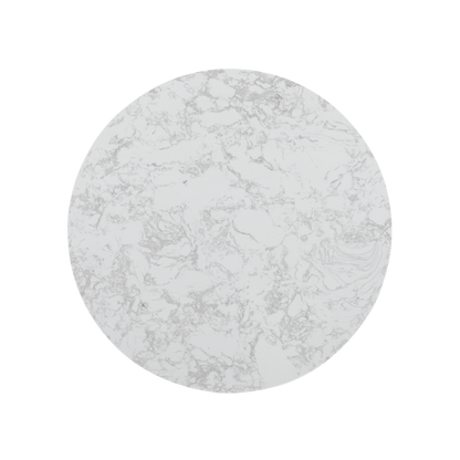 Twenty 10 Designs Hazel Dining Table in Black & White Marble