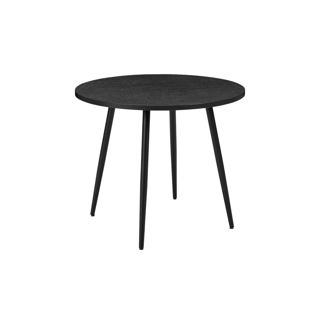 Horizon Round Dining Table in Black Oak - DT-H-RC-BLK - White Bear Furnishings