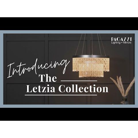 Letizia 2 Light Tiered Scallop LED Pendant Ceiling Light