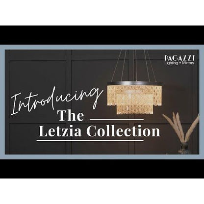 Letizia 2 Light Tiered Scallop LED Pendant Ceiling Light