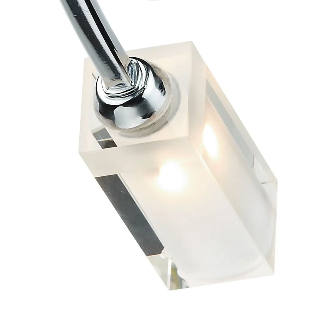 Icarus 6 Light Semi Flush Ceiling Light Polished Chrome
