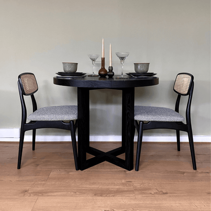 [Set of 2] Twenty 10 Designs Elder Dining Chairs in Lyon Steel