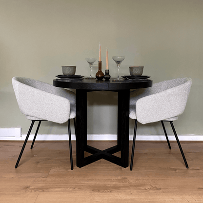 [Set of 2] Twenty 10 Designs Fern Dining Chairs in Lyon Mink