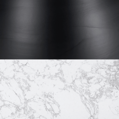 Twenty 10 Designs Hazel Dining Table in Black & White Marble