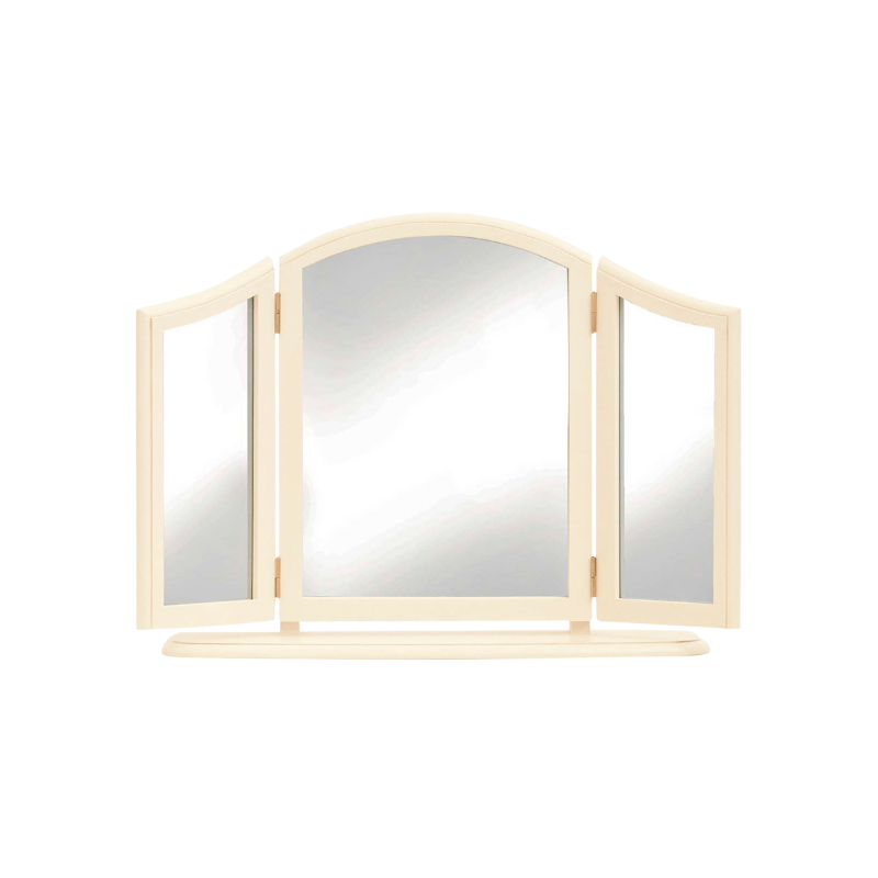 Laura Ashley Clifton Dressing Table Mirror in Ivory - 3563887 - White Bear Furnishings