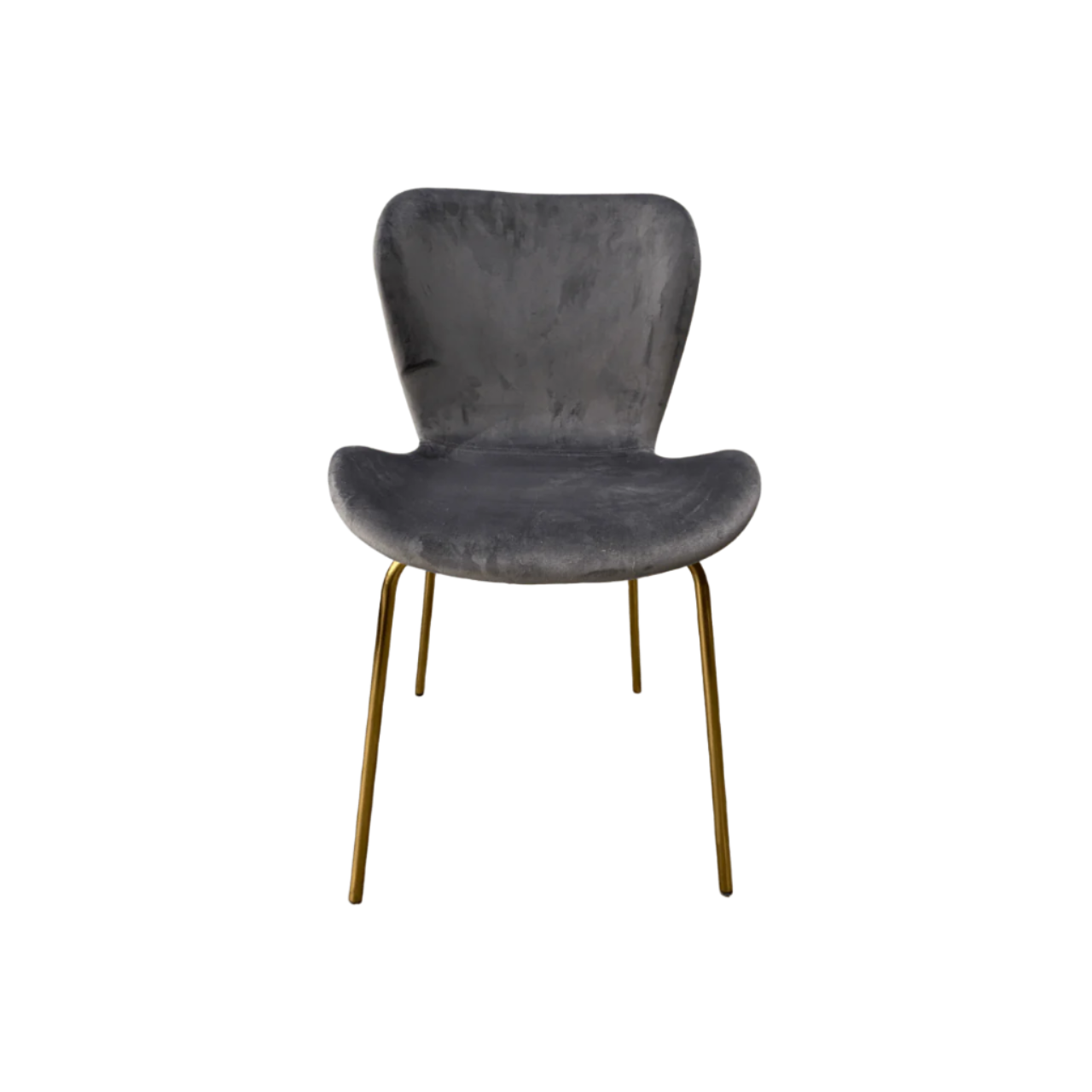 [Set of 2] Twenty 10 Designs Jasmine Dining Chairs in Dark Grey