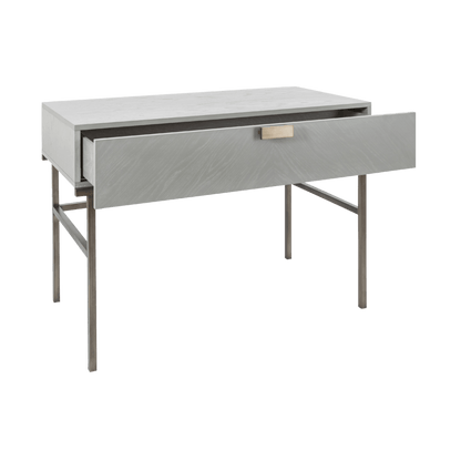Twenty 10 Designs Lilly Dressing Table / Desk in Grey Oak Veneer