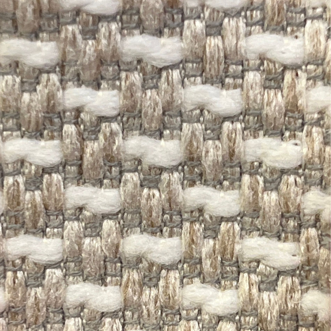 Close-up of woven fabric with a textured pattern