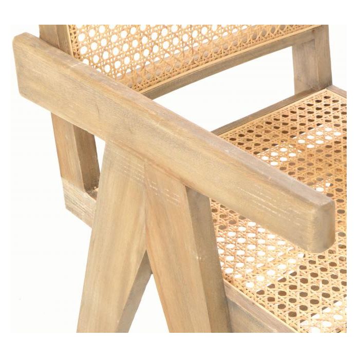 [Set of 2] Ancient Mariner Square Rattan Dining Chairs - VIN163