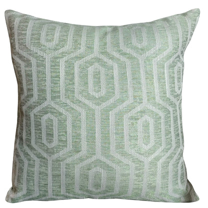 Paris Cushion Covers 2 Pack Modern Sage Green Decorative Square Scatter Cushions with Invisible Zipper for Sofa & Bed by OLIVIA ROCCO - White Bear Furnishings