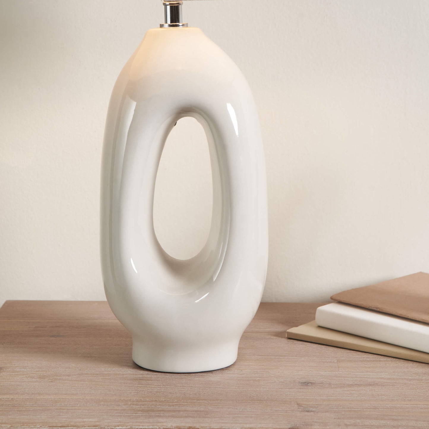 Aoife Cream Ceramic Table Lamp