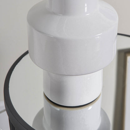 Salina White Ceramic Table Lamp