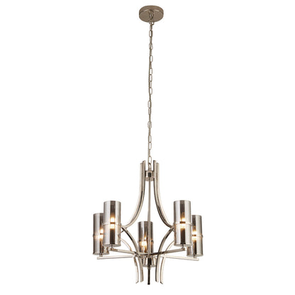 Davina 5 Light Chrome Pendant Chandelier