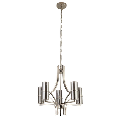 Davina 5 Light Chrome Pendant Chandelier
