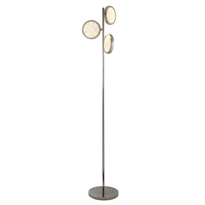 Lavinia 3 Light Chrome LED Floor Lamp