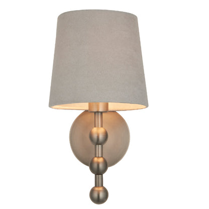 Bobble Aged Pewter Wall Light