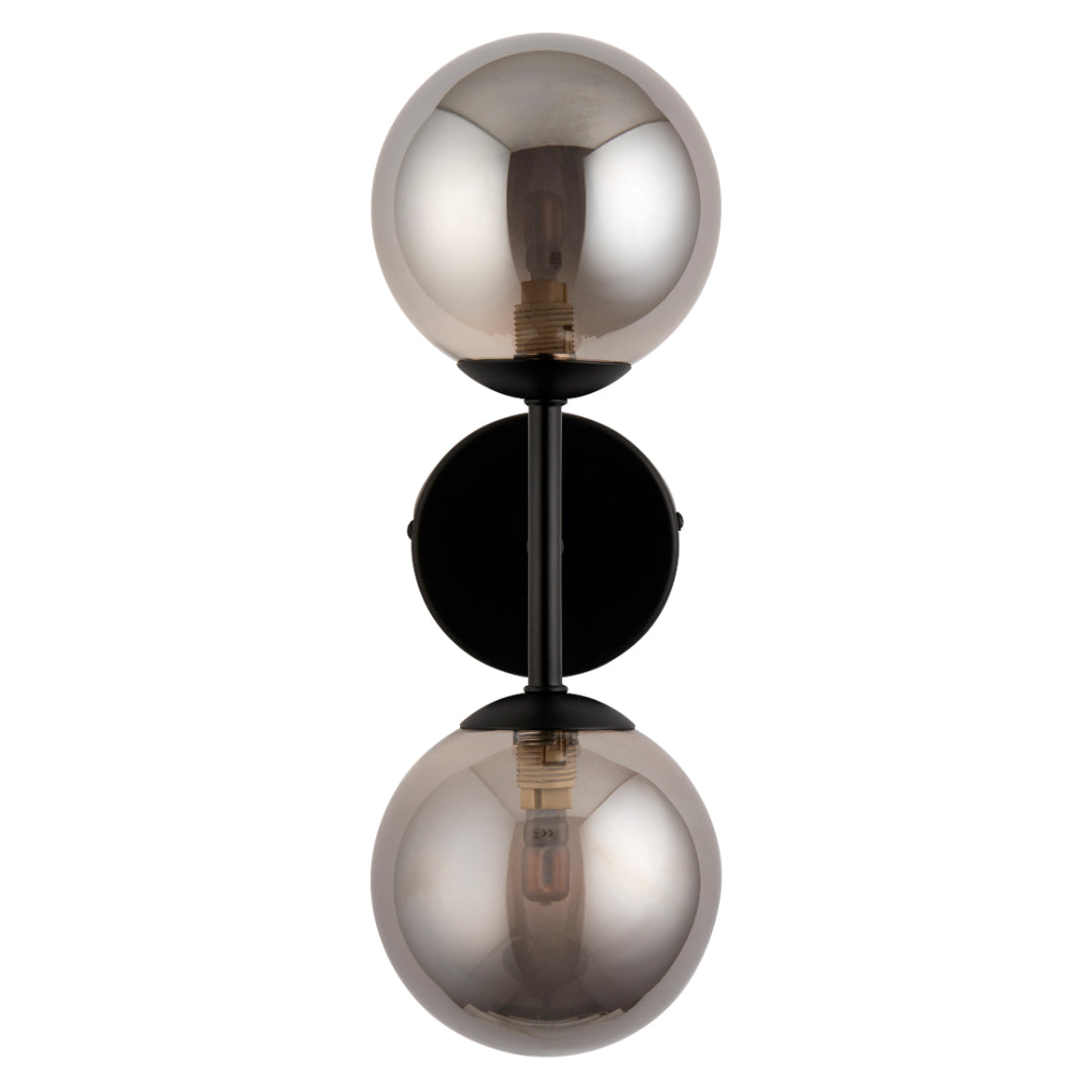 Reeko Matt Black Wall Light