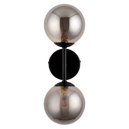 Reeko Matt Black Wall Light