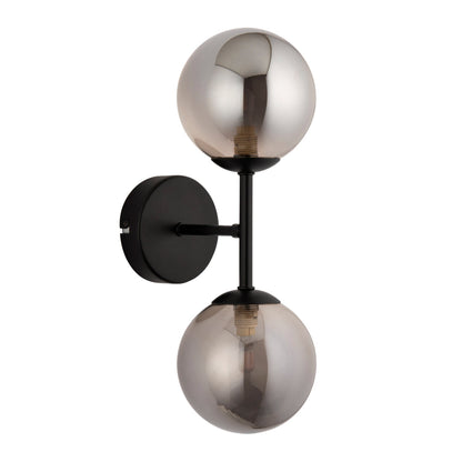 Reeko Matt Black Wall Light