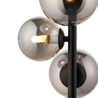 Reeko 5 Light Matte Black Ceiling Pendant