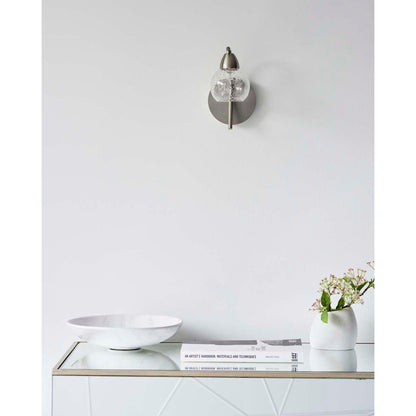 Callen Satin Nickel Wall Light