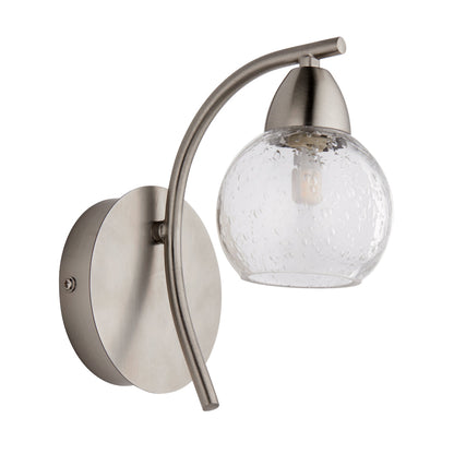 Callen Satin Nickel Wall Light