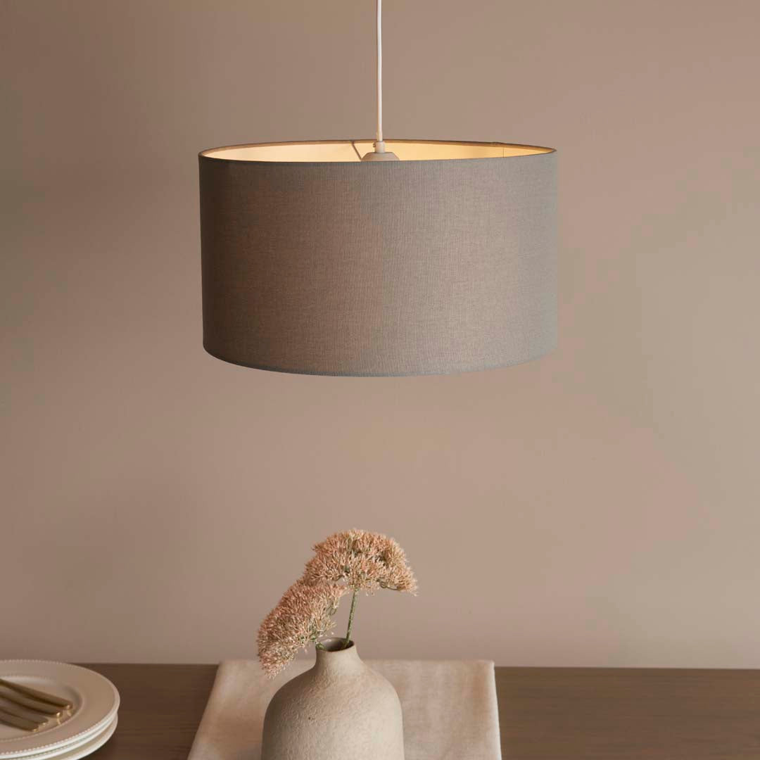 Hinton 40x21 Charcoal Shade - White Bear Furnishings