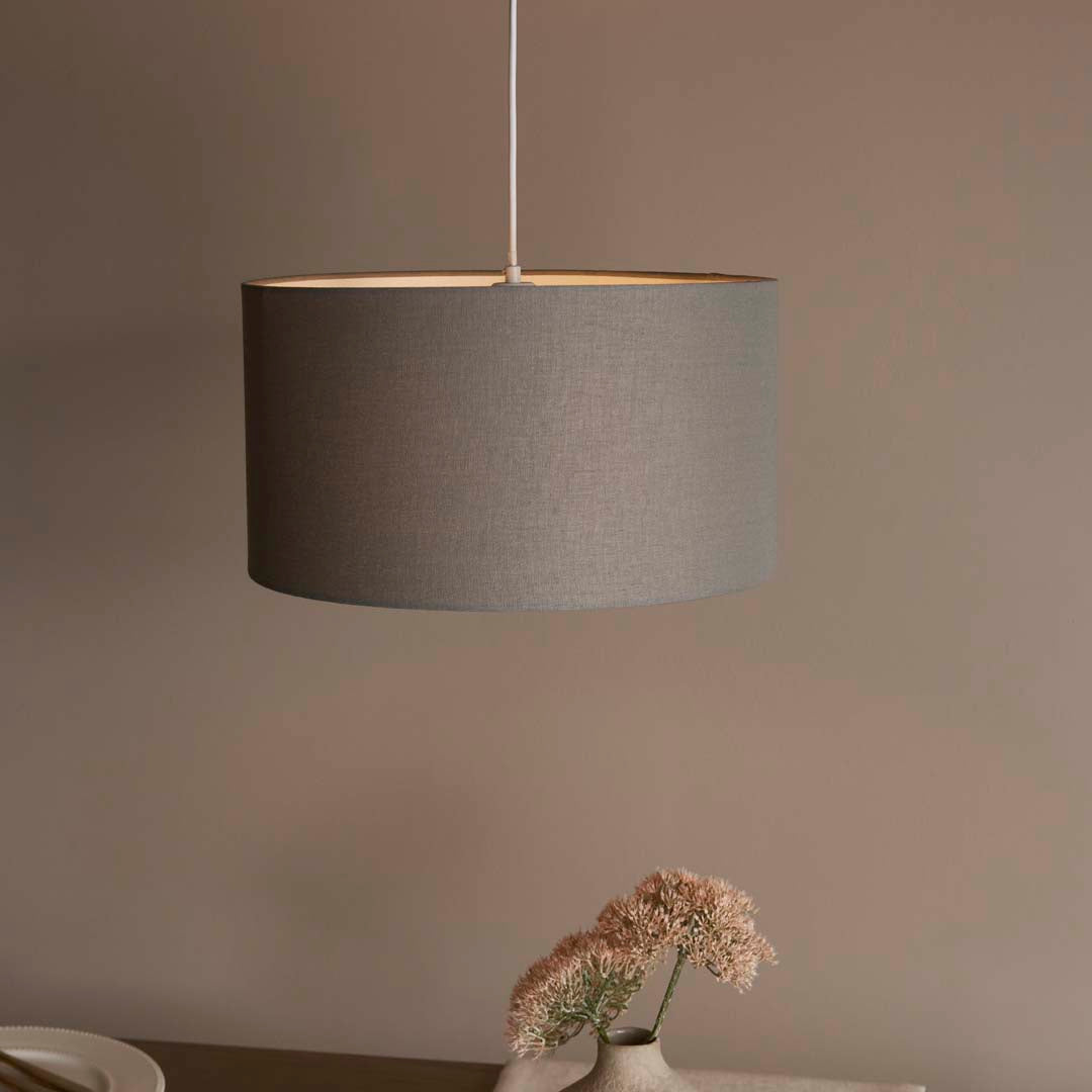 Hinton 40x21 Charcoal Shade - White Bear Furnishings