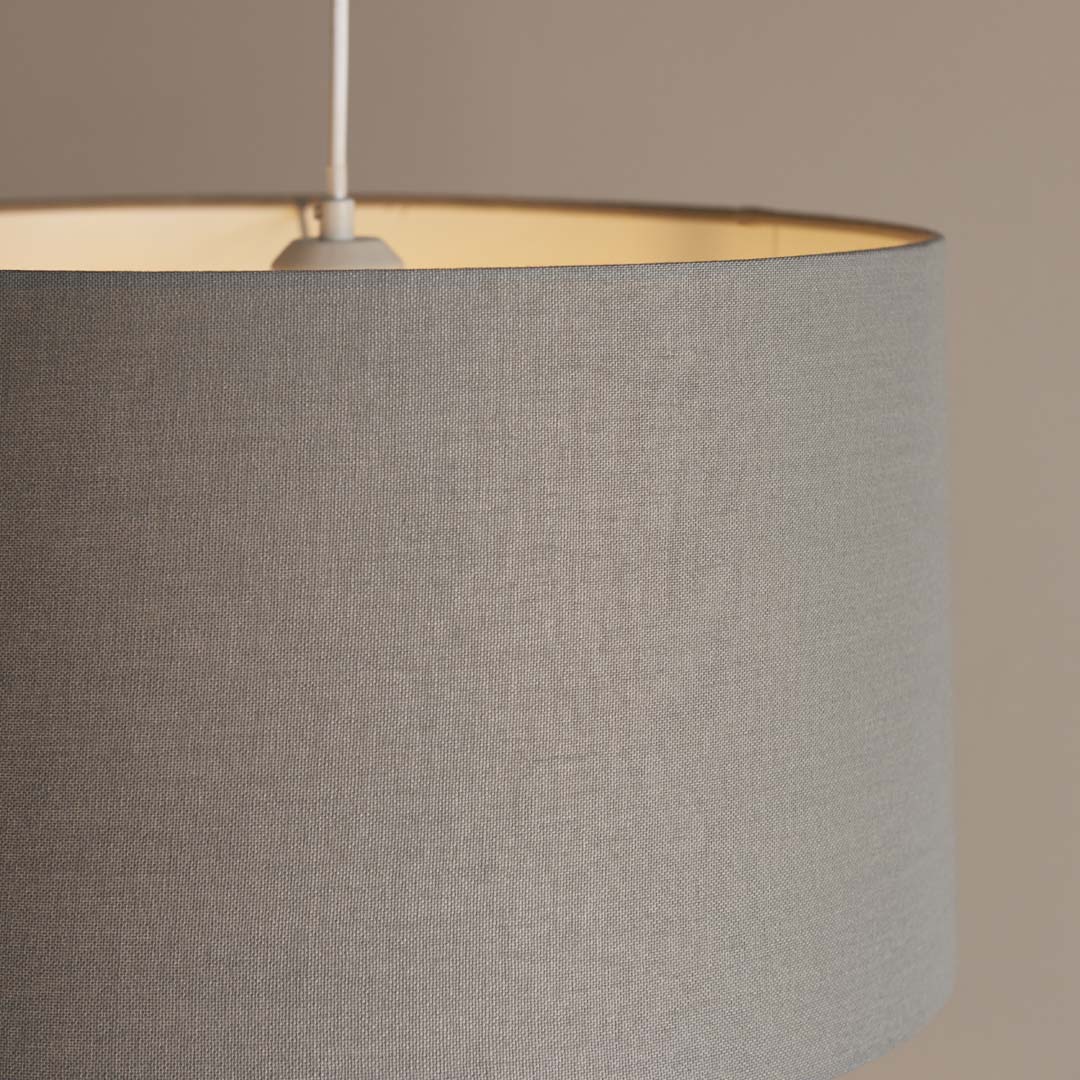 Hinton 40x21 Charcoal Shade - White Bear Furnishings