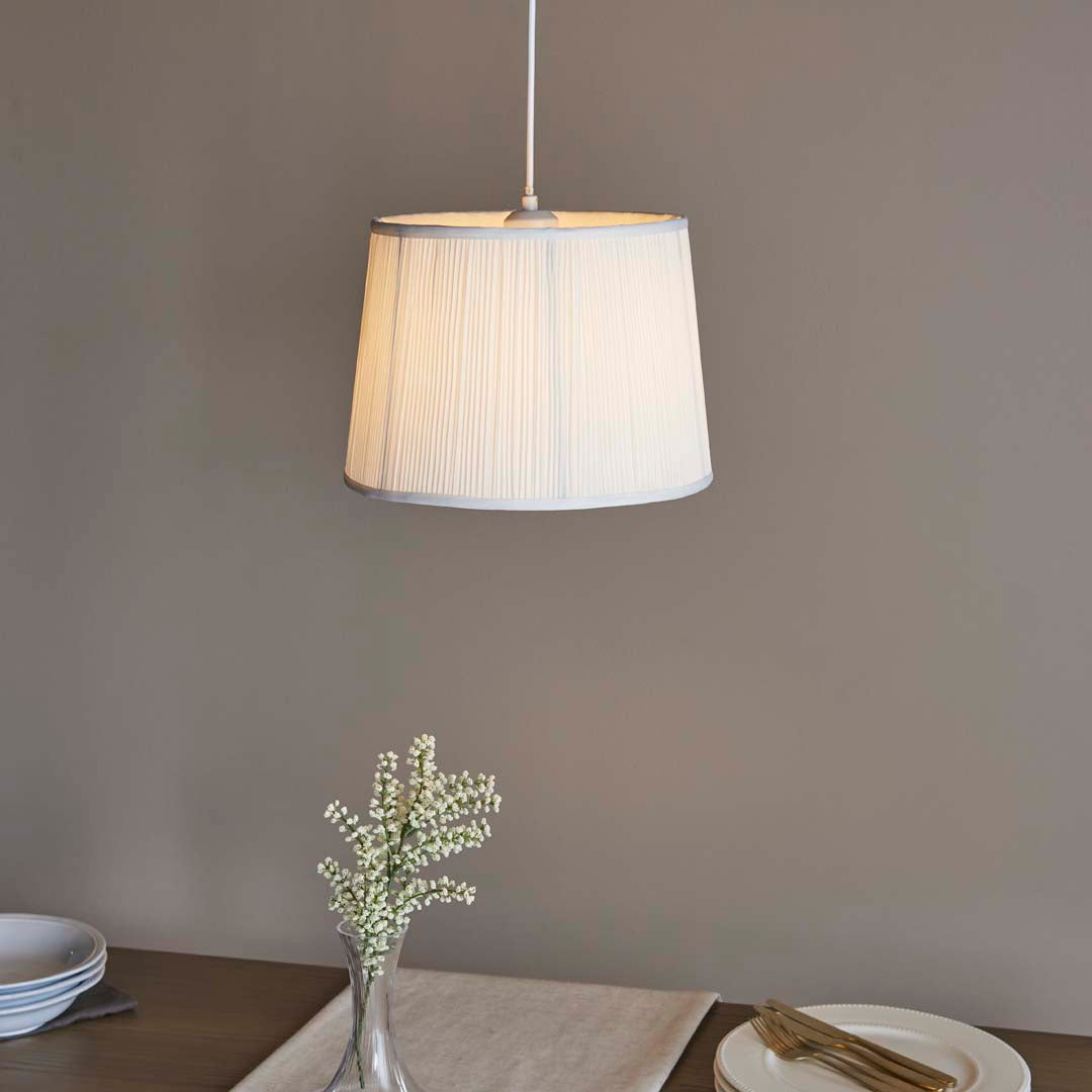 Pennington 25x21 Ivory Shade - White Bear Furnishings